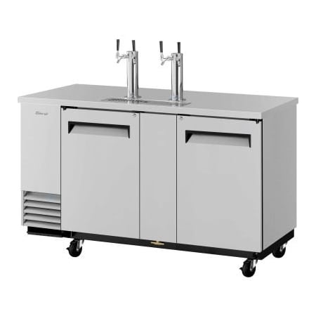 Turbo Air 3 Keg Capacity Beer Dispenser - Stainless Steel TBD-3SDD-N